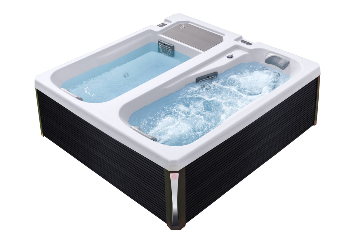 Eisbad + Whirlpool Kombi · Wellis Iceland Duo · ganzjährig