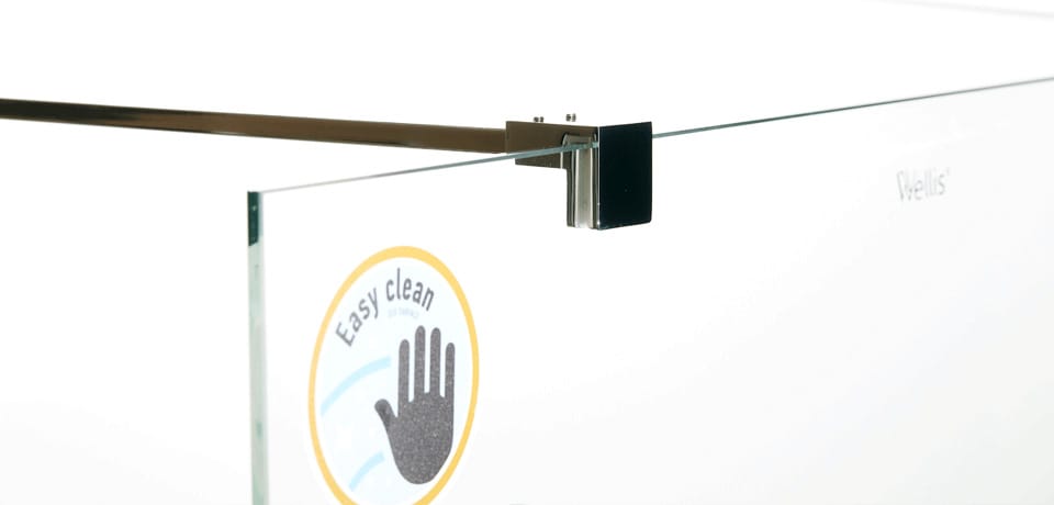 Wellis Astro 140 walk-in shower wall combinati on Duschwand | TwoRelax