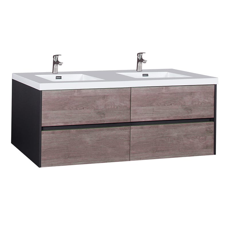 Wellis Tenebra 90 Quartz Sand bathroom vanity top Waschtischunterschrank | TwoRelax