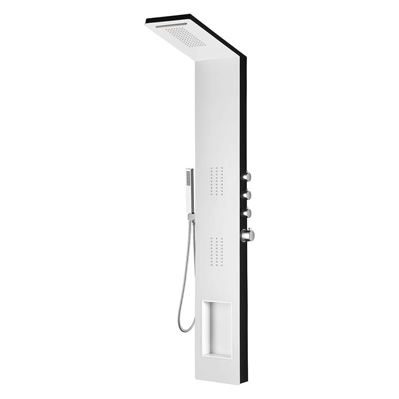 Wellis Quadrum angular hinged door shower room Shower Cabin | TwoRelax
