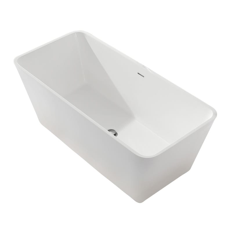 Wellis Soul Matte Black cast marble freestanding bathtub Freistehende Badewanne | TwoRelax