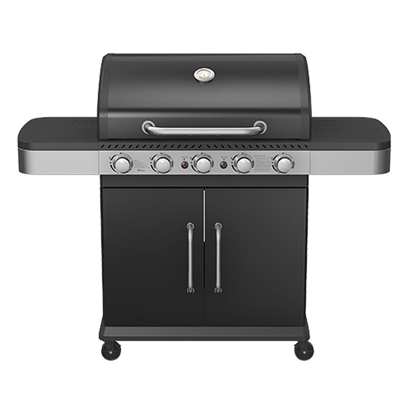 Cherokee Black Quintet Gasgrill — 5 Brenner (Schwarz)