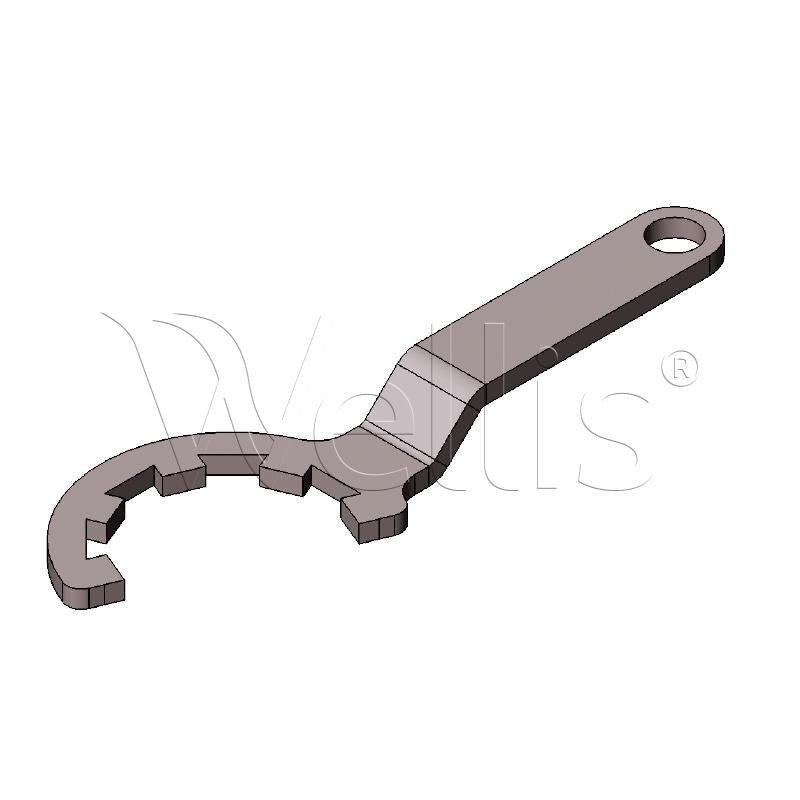 Wellis Jet wrench for midi transparent