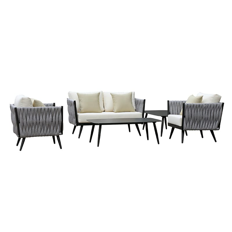 Supreme Sofa-Set — 2er-Sofa, 2 Sessel & Couchtisch