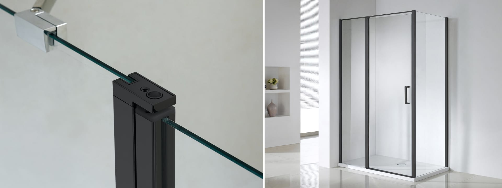 Wellis Triton angular door shower cabin Duschkabine | TwoRelax