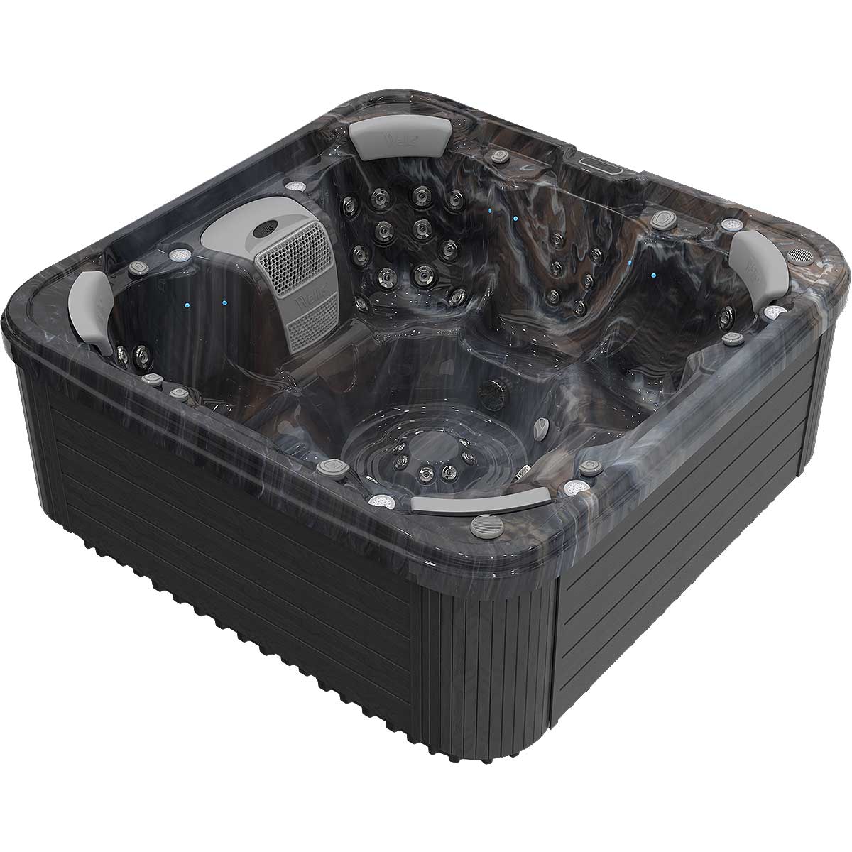 Wellis Vienna Life Hot Tub — 7-person Outdoor — view 12