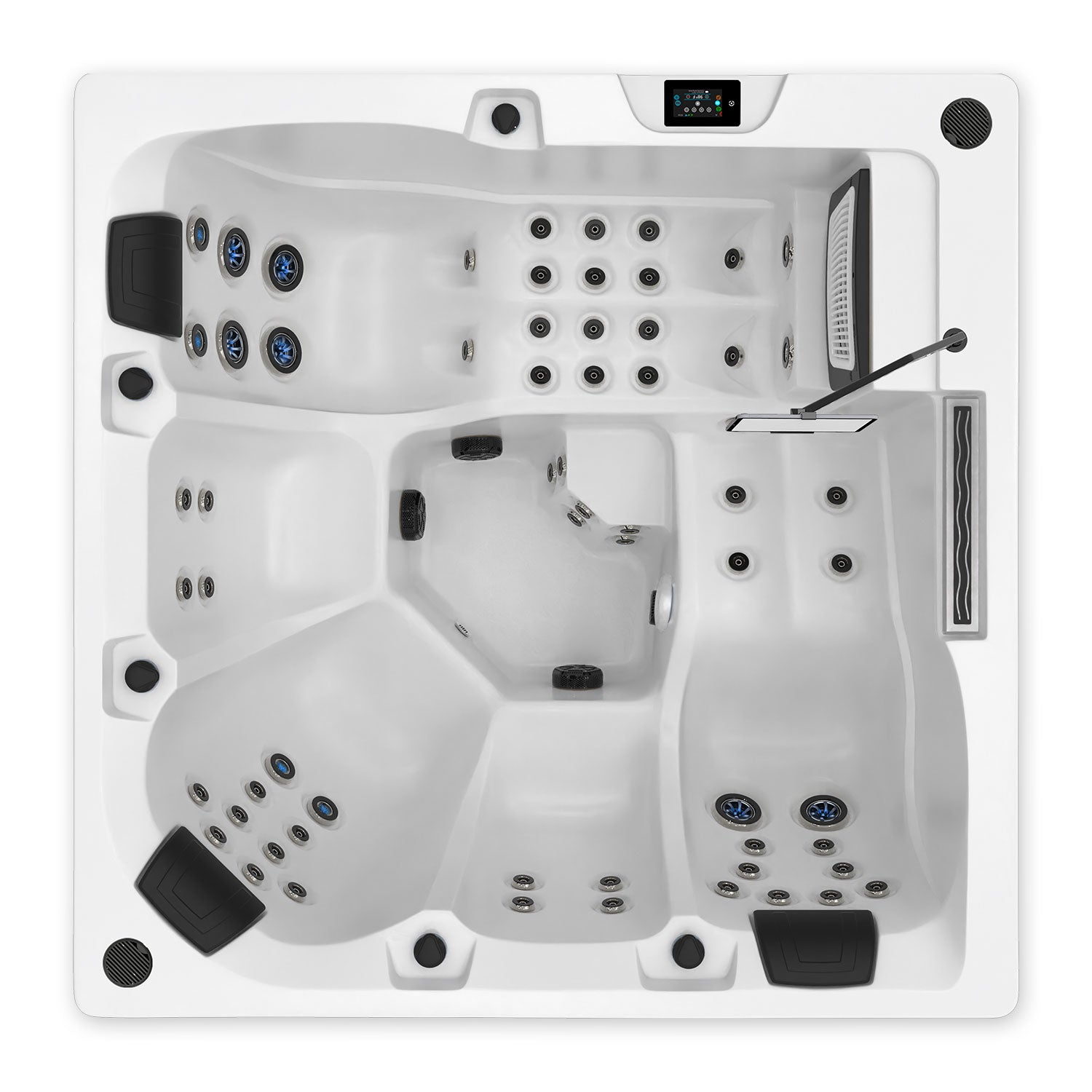 Outdoor Whirlpool · 5 Personen · Wellis Wibe Atlantis · 64 Düsen · winterfest