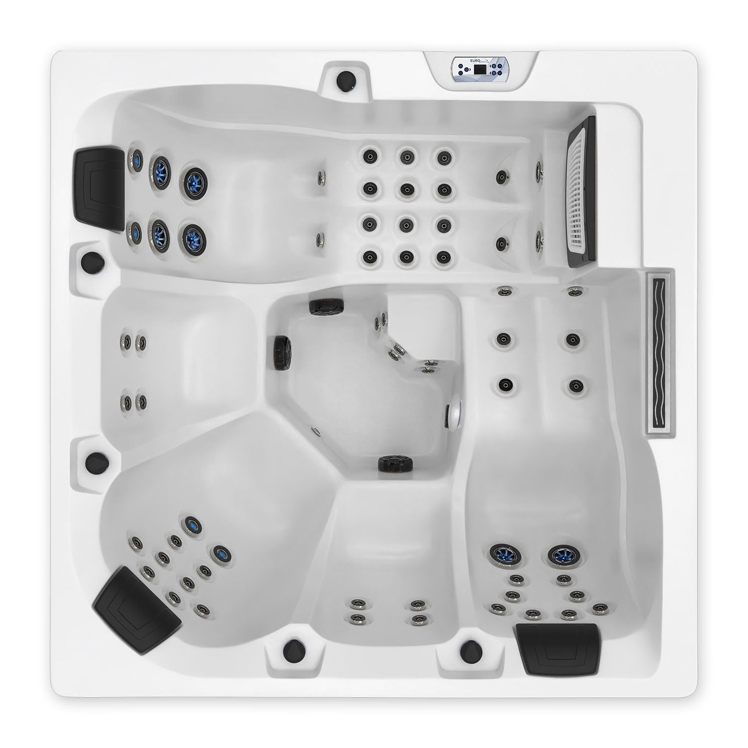 Outdoor Whirlpool · 5 Personen · Wellis Wibe Atlantis · 64 Düsen · winterfest