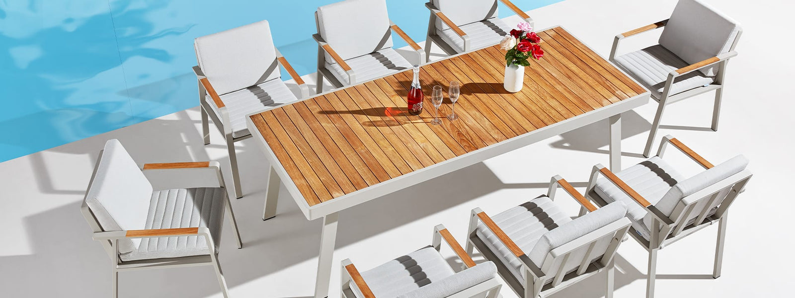 Aspero 8-Personen Gartentisch