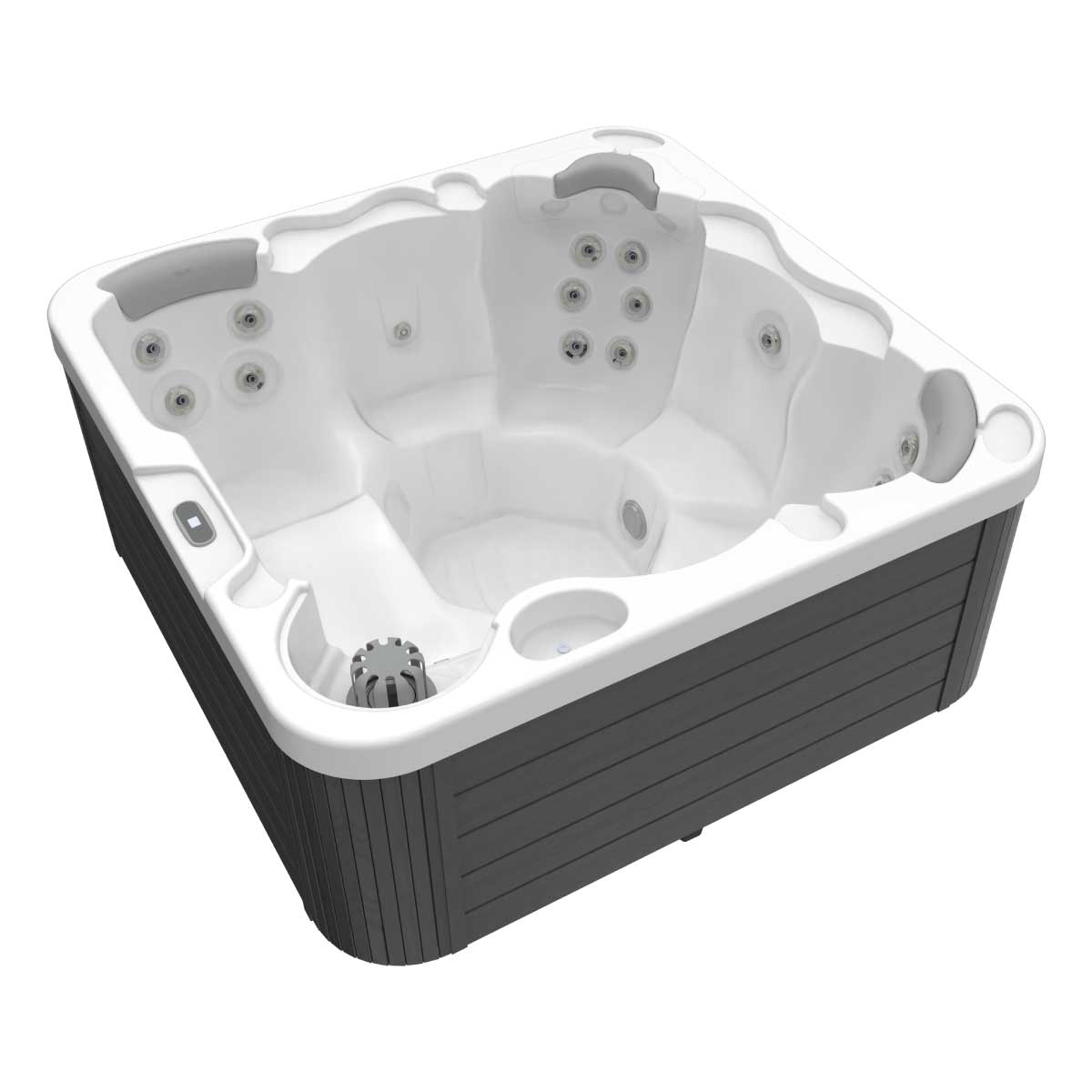 Outdoor Whirlpool · 6 Personen · Wellis Castor Plug & Play · winterfest