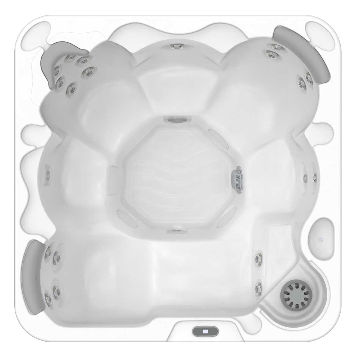 Outdoor Whirlpool · 6 Personen · Wellis Castor Plug & Play · winterfest