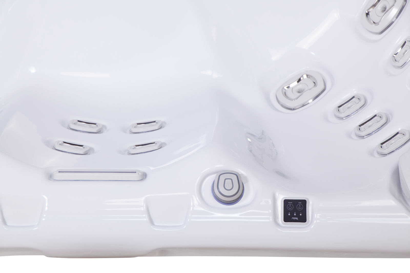 Wellis Mandala Hot Tub — 7-person outdoor whirlpool (view 3)