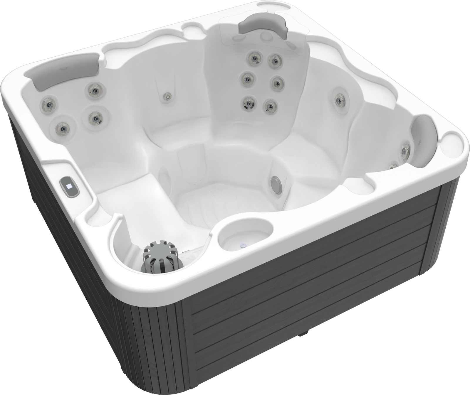 Wellis Castor Plug & Play Hot Tub — 6-person outdoor whirlpool (view 3)