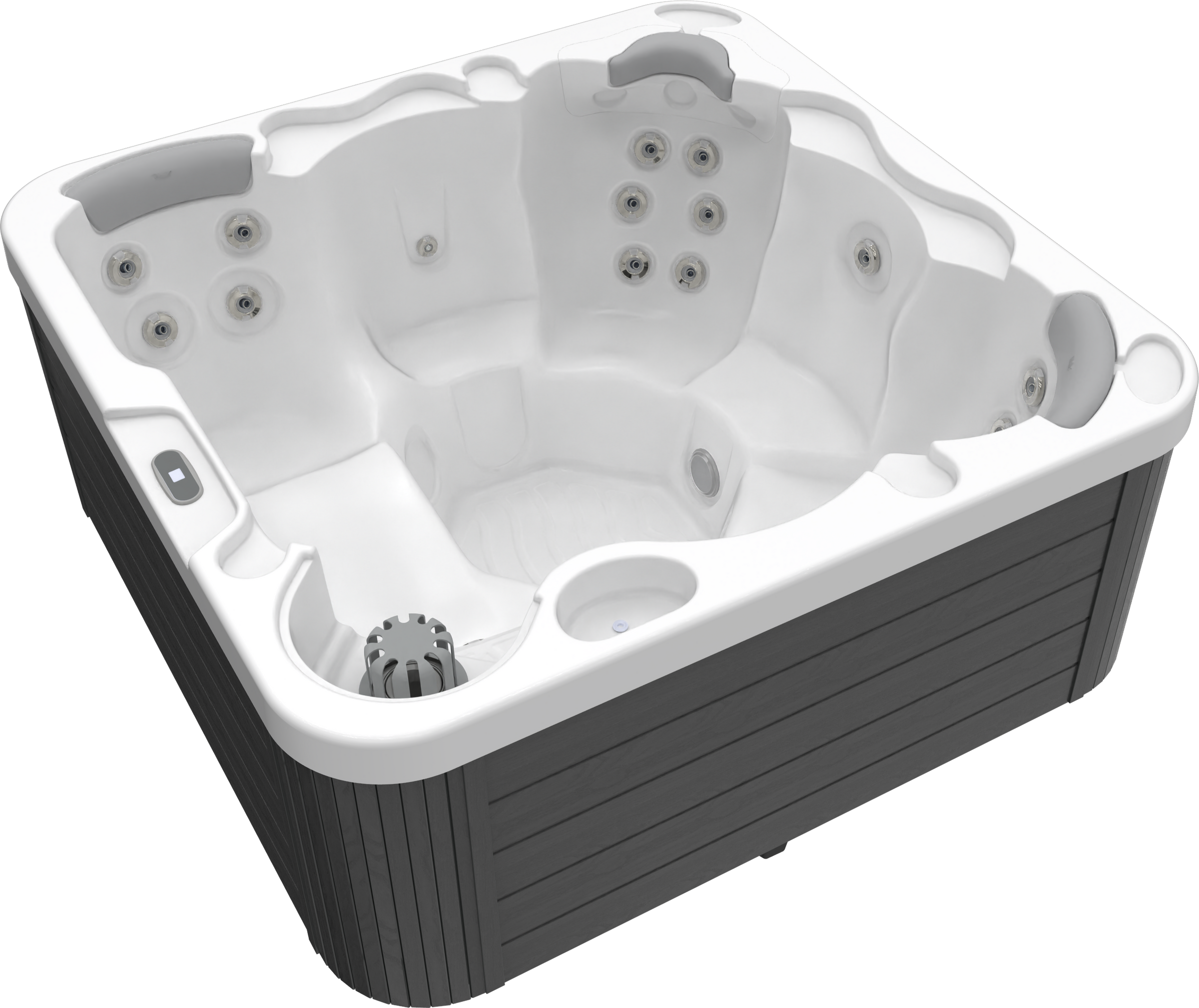 Wellis Castor Plug & Play Hot Tub — 6-person outdoor whirlpool (view 3)