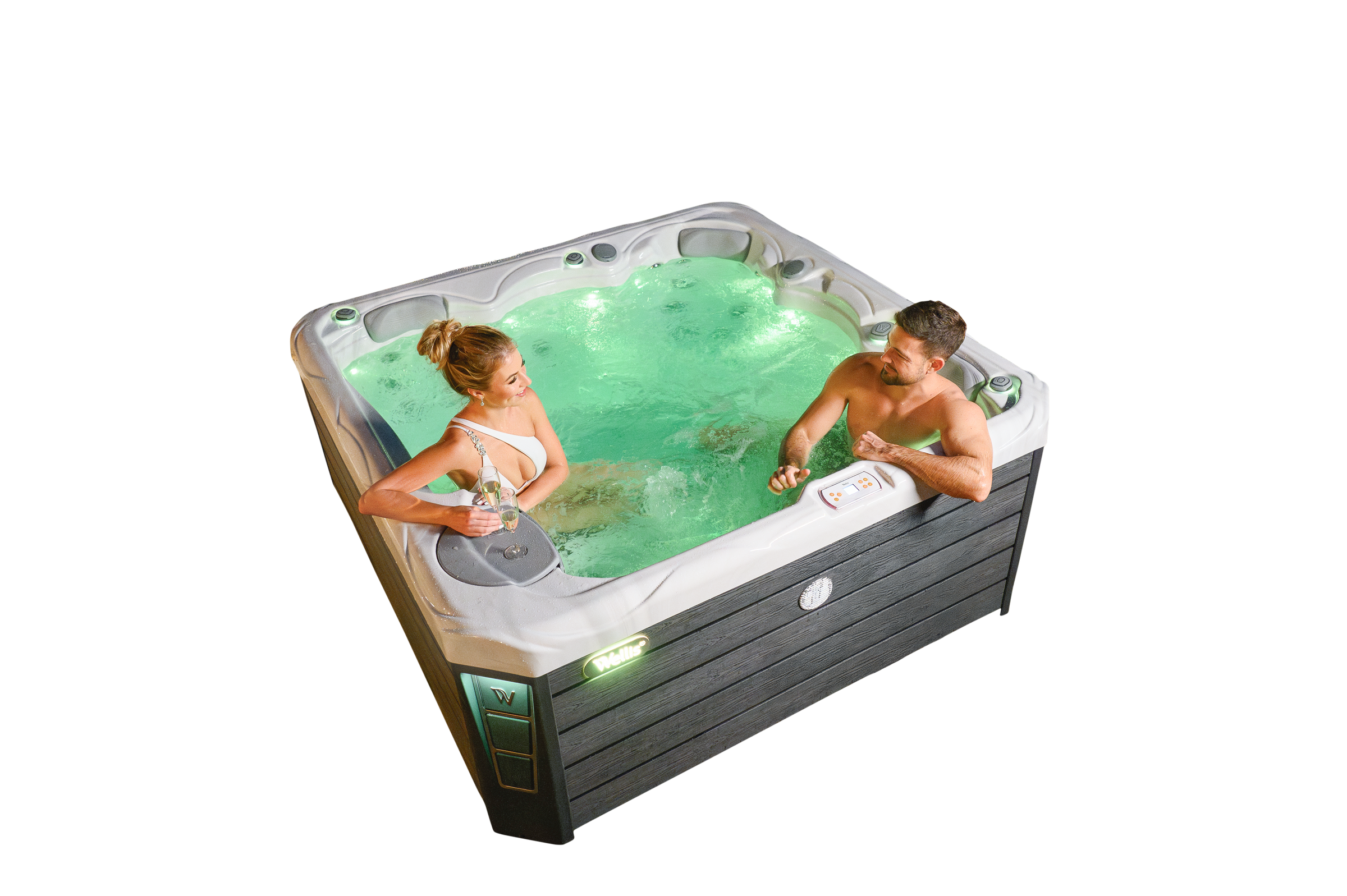 Wellis Budapest Hot Tub — 5-person outdoor whirlpool (view 3)