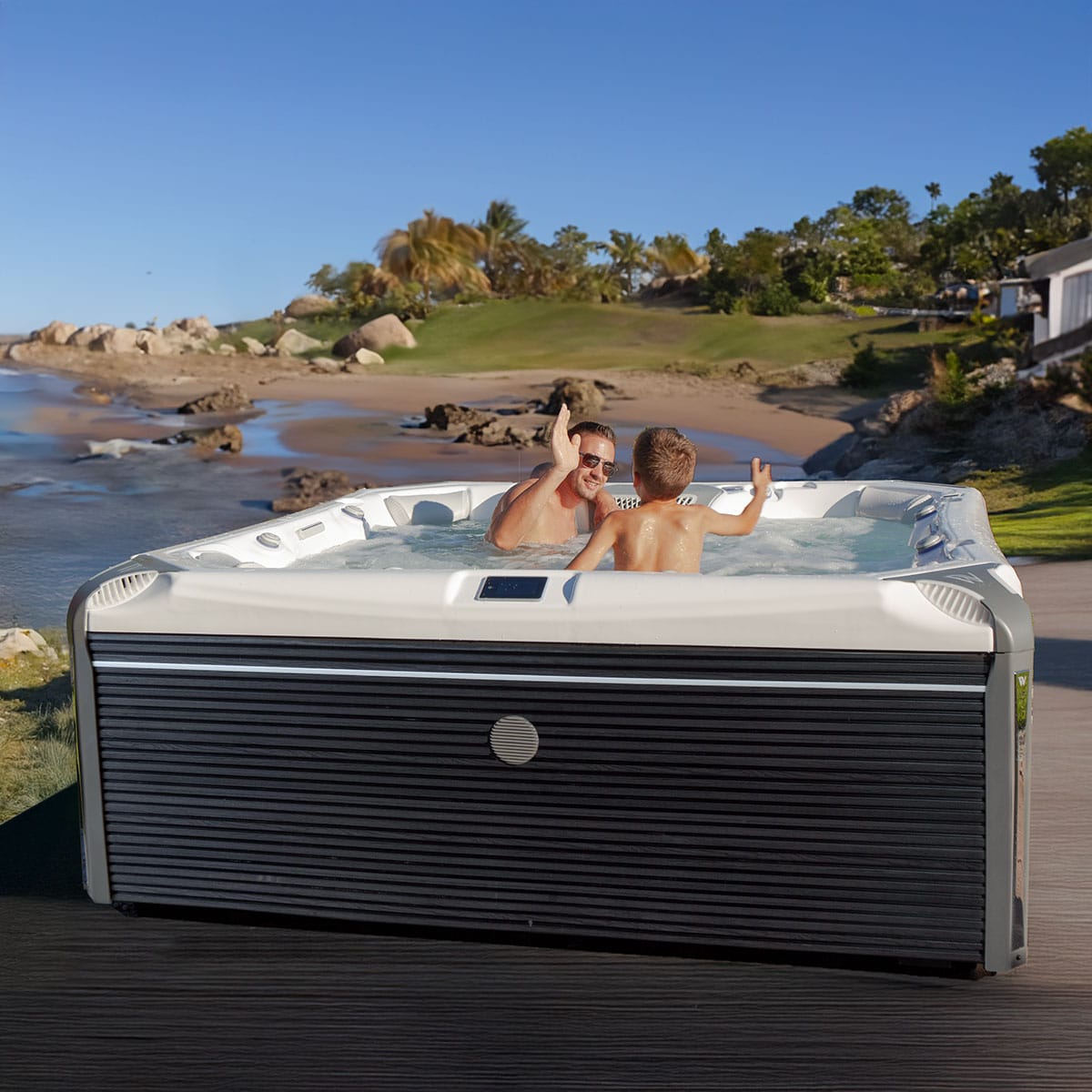 Wellis Elbrus Life Hot Tub — 7-person Outdoor — view 5