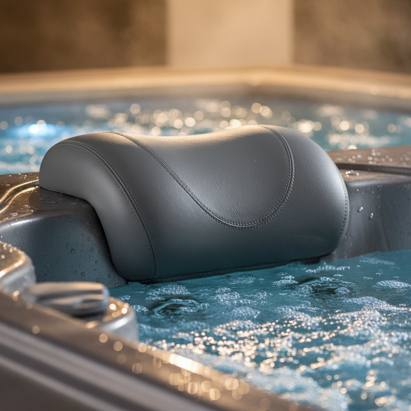 just make it look like a close up image of nice headrest on a hot tub