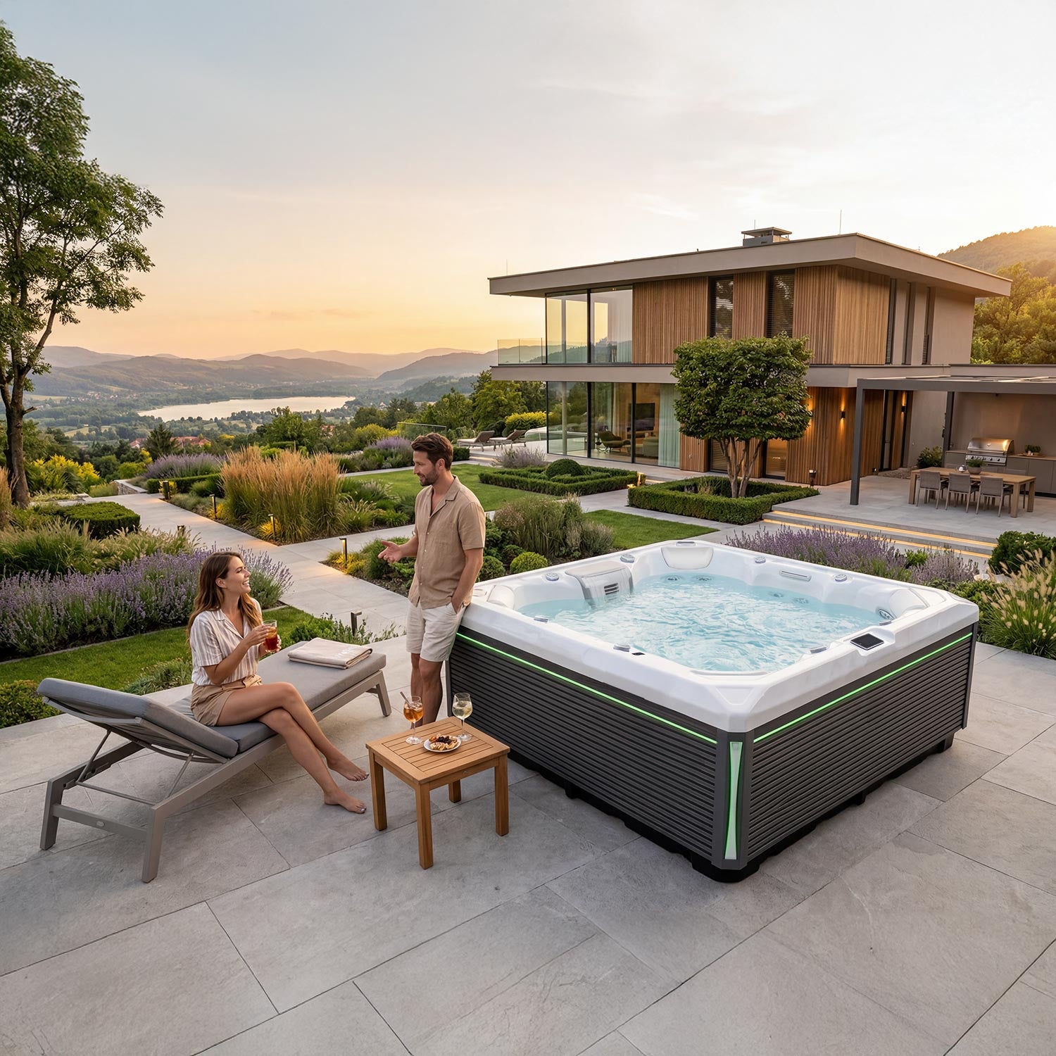 Wellis Mandala Life Hot Tub — 7-person Outdoor — view 6