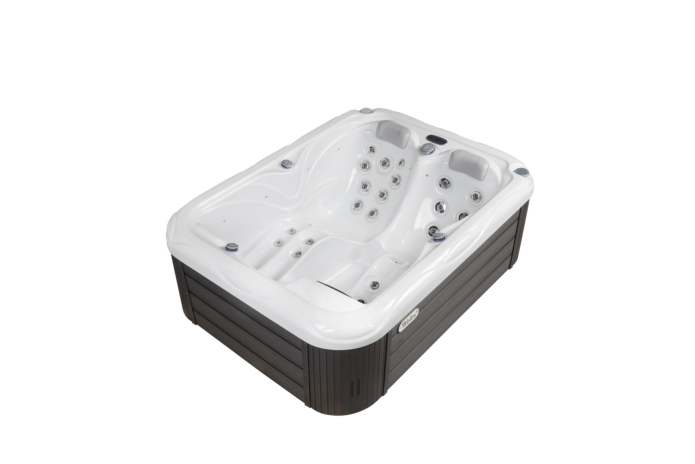 Wellis Mars Plug & Play Hot Tub — 3-person outdoor whirlpool (view 2)