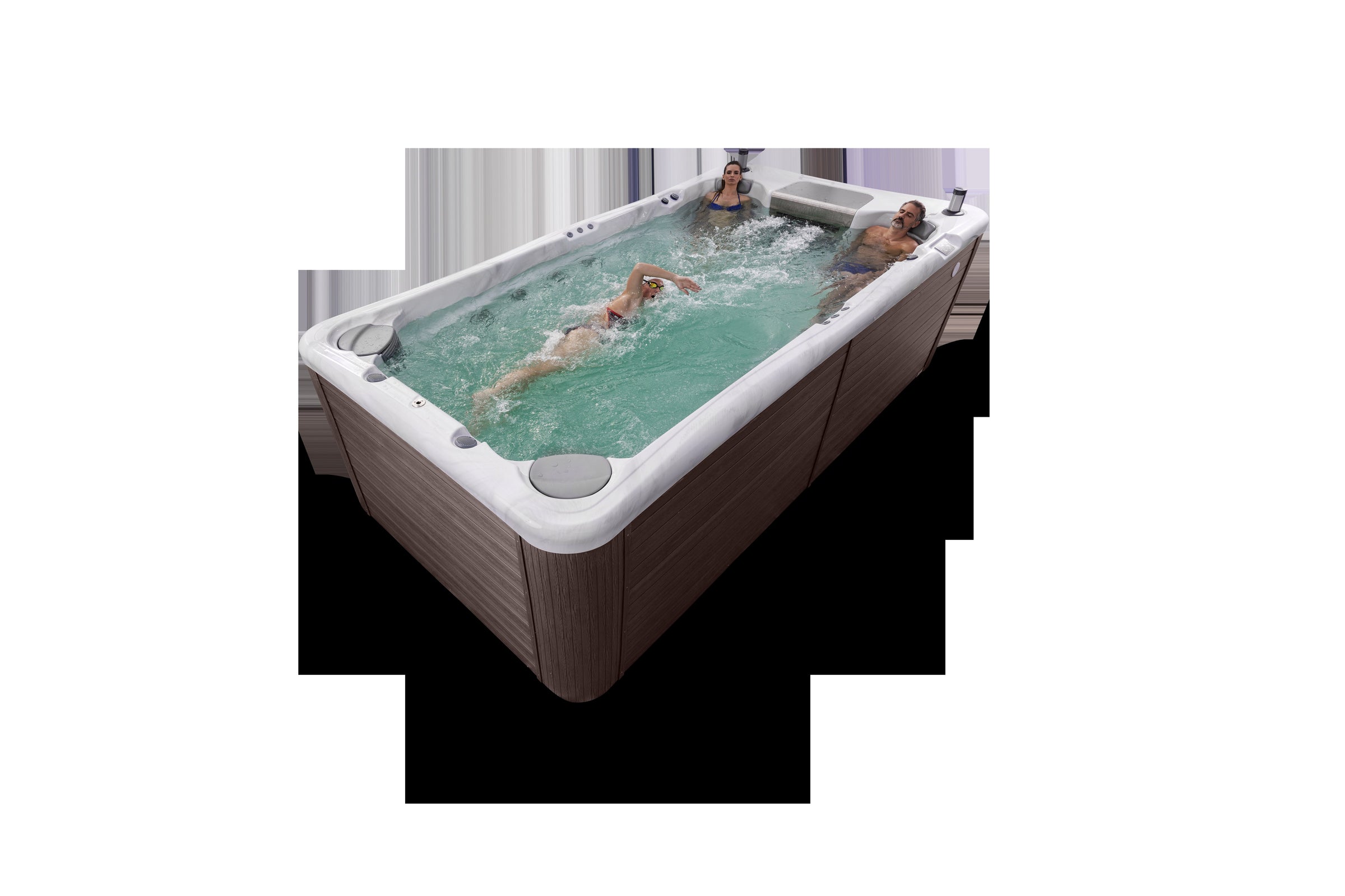 Wellis Danube W-Flow Swim Spa — 2-person hydro outdoor swim spa (view 3)